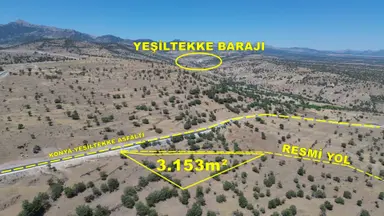 Konya / Meram / Yeşil Tekke De 3.153 M² Müstakil Tarla Konya / Meram / Yeşil Tekke De 3.153 M² Müstakil Tarla