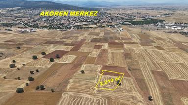 Konya / Akören / Hacılar Mahallesinde 2.213 M² Müstakil Tapulu Tarla