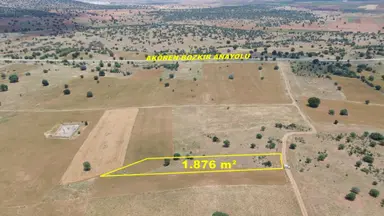 Konya / Akören / Ağalar Mahallesinde 1.876 M² Müstakil Tapulu Tarla