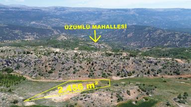 Karaman / Başyayla / Üzümlü Mahallesinde 2.456 M² Müstakil Tapulu Tarla