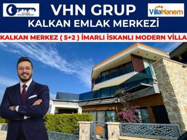 Kalkan Merkezde (5+2) İmarlı İskanlı Villa