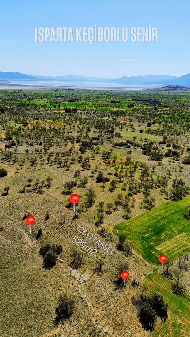Isparta Senir'de 529m2 Tek Tapu Yatırım Fırsatı