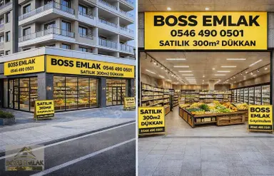 Boss Emlaktan Yatırımlık Dükkan 300 M2