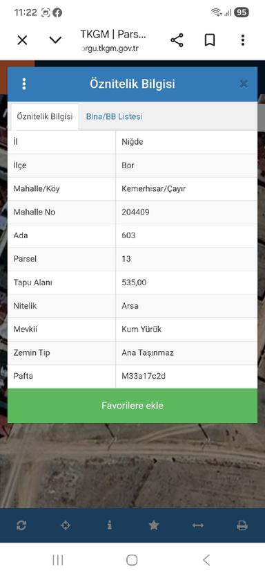 Niğde Bor Kemerhisar/çayır Da Satılık Villa Arsası Niğde Bor Kemerhisar/çayır Da Satılık Villa Arsası