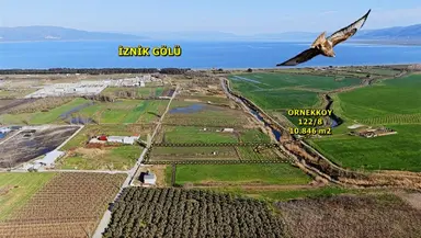 Turyap Aydemirden Orhangazi Örnekköyde 10.846 M2 Satılık Tarla