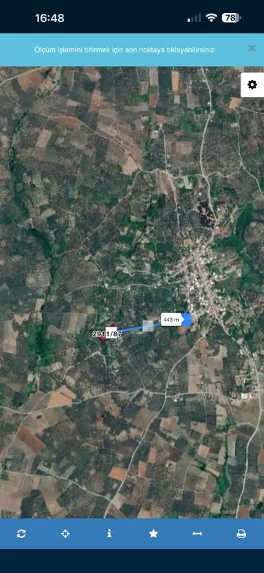 Bursa Mudanya Yalıçiftlik Satılık Zeytinlik 5272 M2