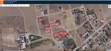 Boztepe Bağbaşın'da İlçe Manzaralı 1100m2 Köşe Başı Satılık Arsa