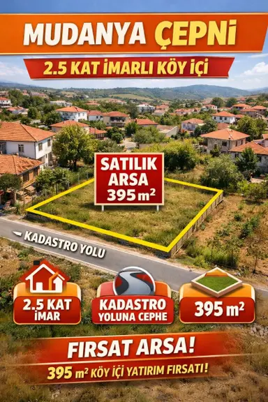 Mudanya Çepnide Satılık Fırsat İmarlı Arsa Mudanya Çepnide Satılık Fırsat İmarlı Arsa