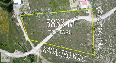 Liva'dan Reşadiye'de 5833 M² Tek Tapu Bağ