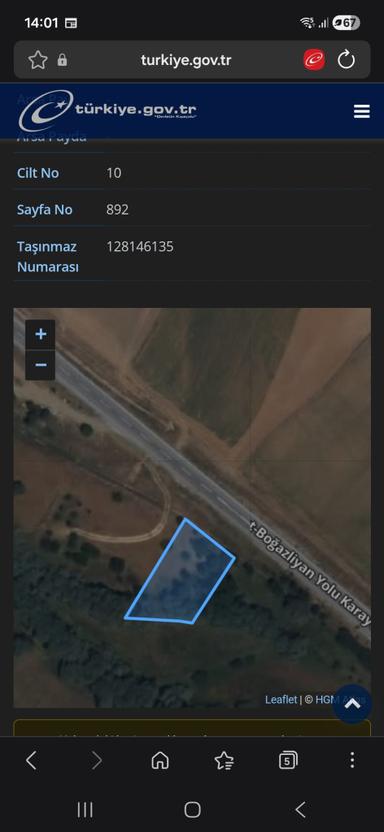 Yozgat Gökçekışla Köyü Yola Sıfır Yatırımlık Tarla Yozgat Gökçekışla Köyü Yola Sıfır Yatırımlık Tarla