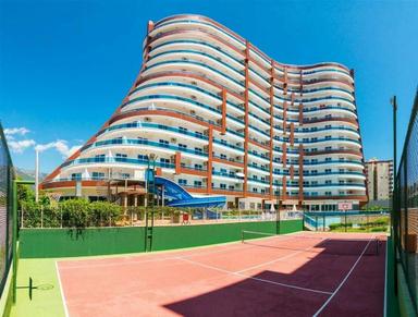 Alanya Mahmutlar’da Prestijli Konumda Deniz & Doğa Manzaralı 4+1 Lüks Dubleks