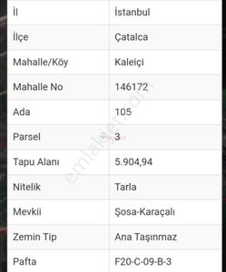 Arsa-Tarla