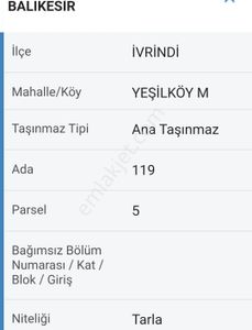 Arsa-Tarla