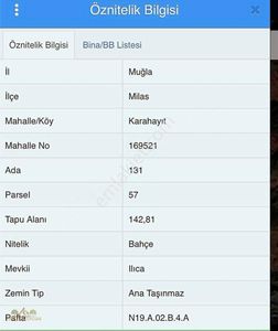 Arsa-Bağ & Bahçe