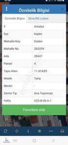 Arsa-Tarla