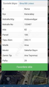 Arsa-Konut İmarlı