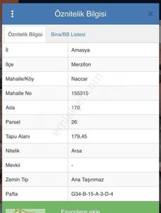 Arsa-Konut İmarlı
