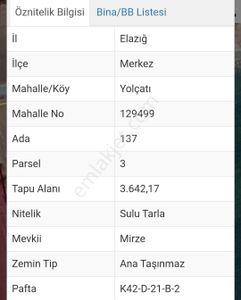 Arsa-Tarla