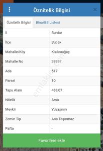 Arsa-Konut İmarlı