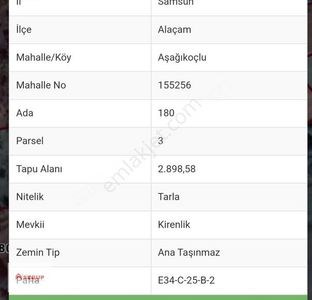 Arsa-Tarla