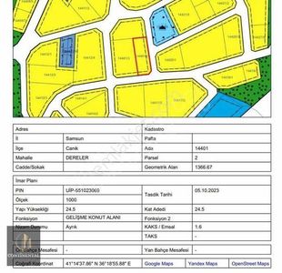 Arsa-Konut İmarlı
