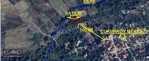 Çukurköy Köyün Yanında Dere Kenarında Satılık Tarla