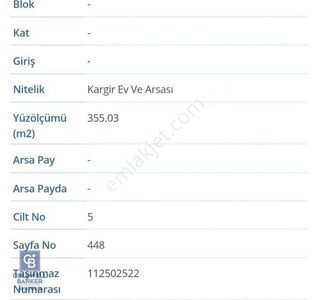 Arsa-Konut İmarlı