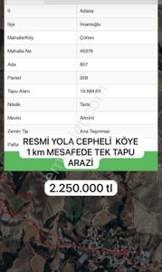 Arsa-Tarla