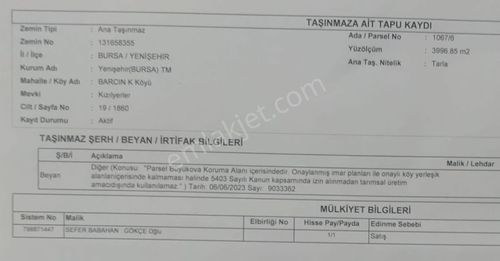 Arsa-Tarla