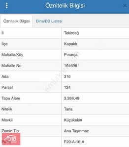Arsa-Tarla