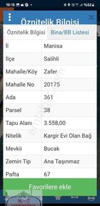 Arsa-Bağ & Bahçe