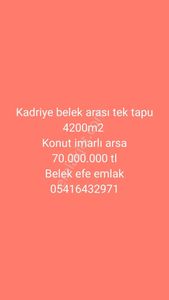 Arsa-Konut İmarlı