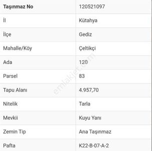 Arsa-Tarla