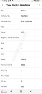 Arsa-Tarla