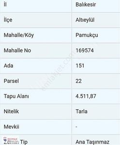 Arsa-Tarla