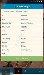 Arsa-Konut İmarlı