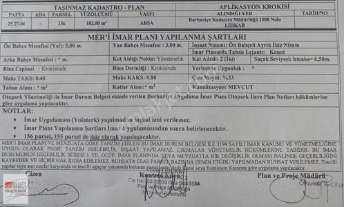 Arsa-Konut İmarlı