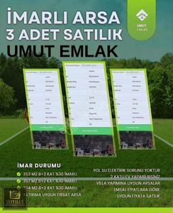 Arsa-Konut İmarlı
