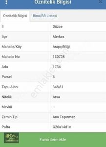 Arsa-Konut İmarlı
