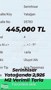 Arsa-Tarla