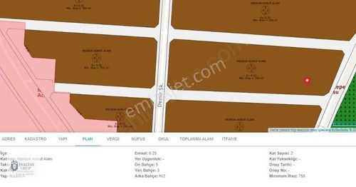 Arsa-Konut İmarlı