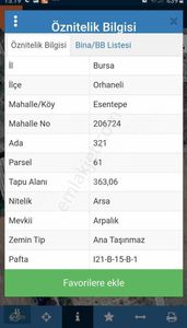 Arsa-Konut İmarlı