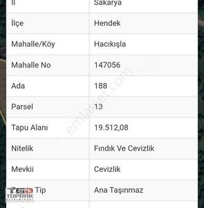Arsa-Tarla