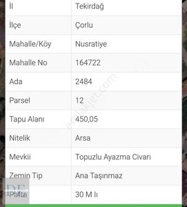 Arsa-Konut İmarlı