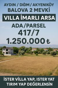 Arsa-Villa İmarlı