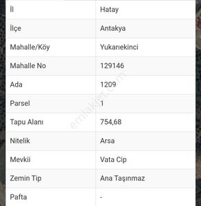 Arsa-Tarla