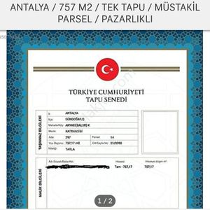 Arsa-Tarla