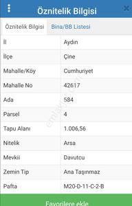 Arsa-Konut İmarlı