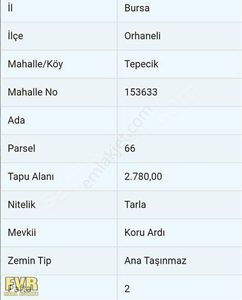 Arsa-Tarla