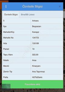 Arsa-Konut İmarlı